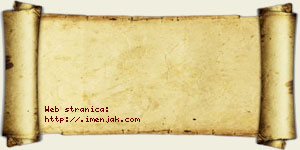 Tijana Džaković vizit kartica